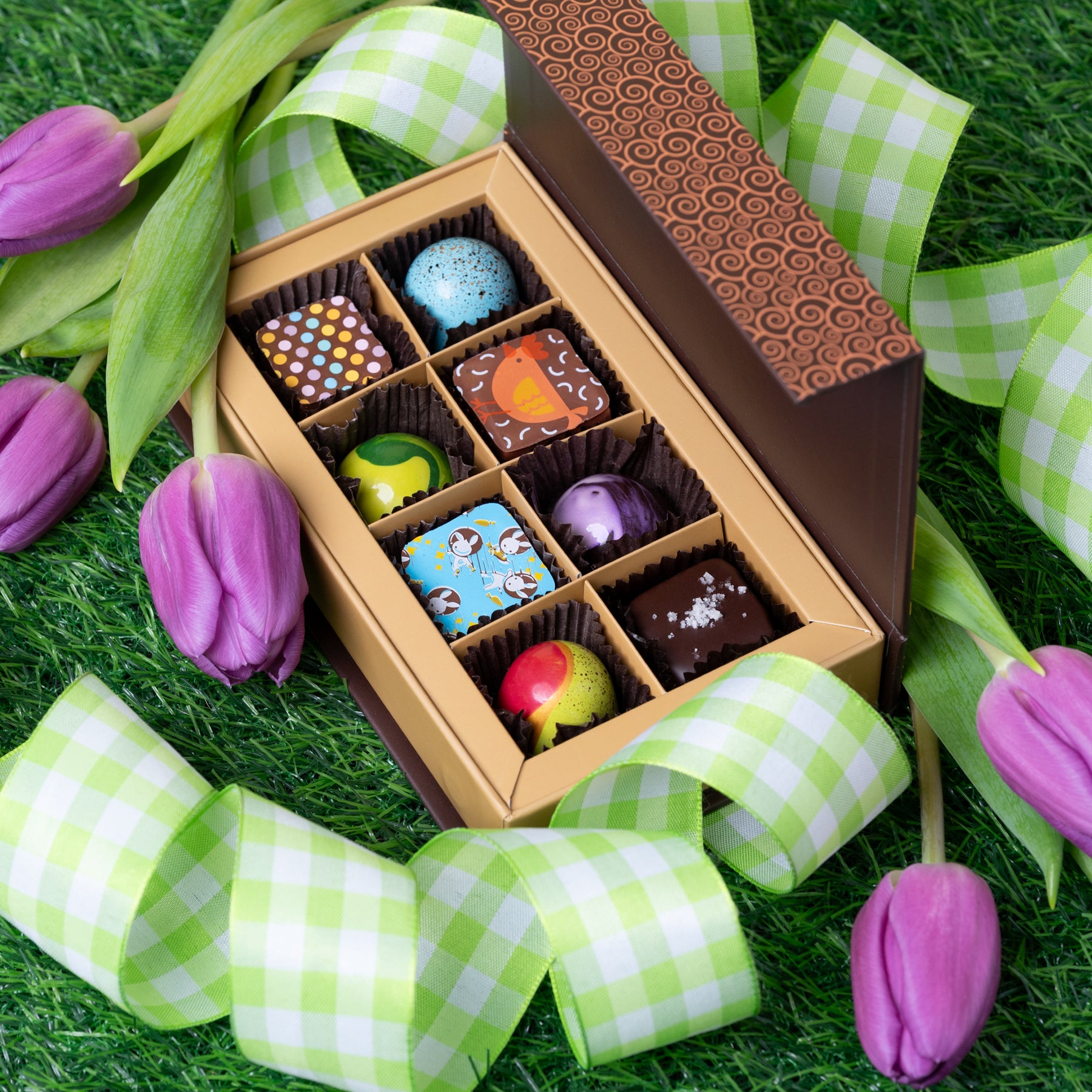 c h o c oセット 8-pc Box of Artisan Chocolates – St. Croix Chocolate Company
