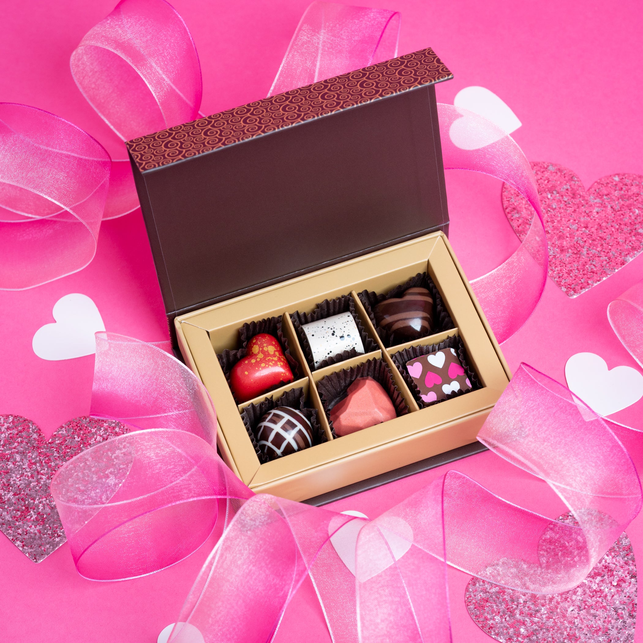 6-pc Box of Artisan Chocolates – St. Croix Chocolate Company