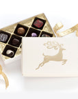 Classic Holiday Box-Reindeer: 8 or 12 Pieces
